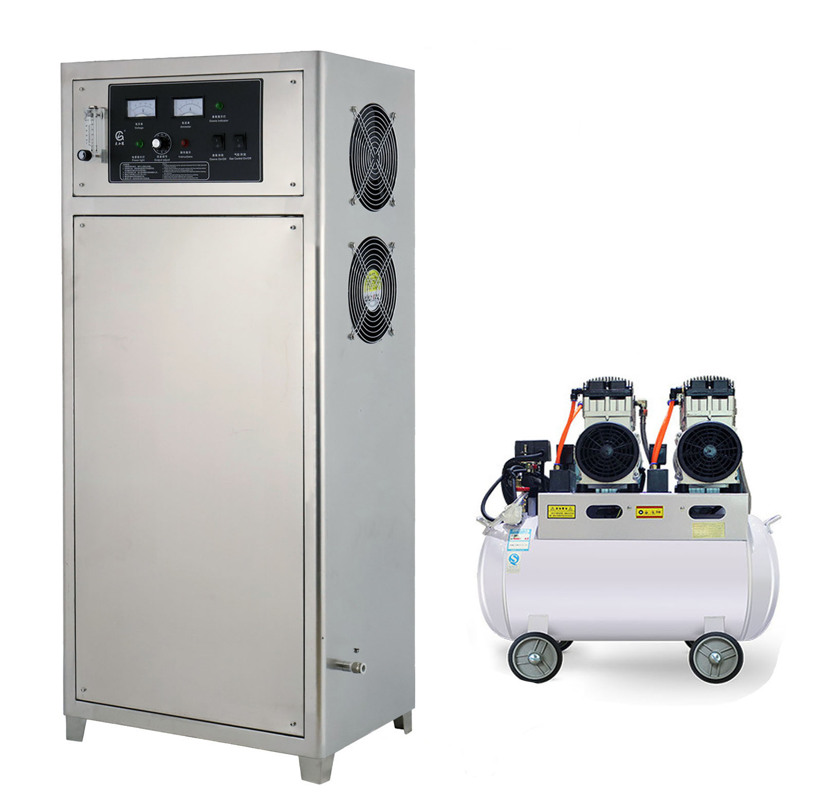 廣加環(huán)YT-018-100A氧氣源臭氧發(fā)生器，高濃度臭氧機(jī)
